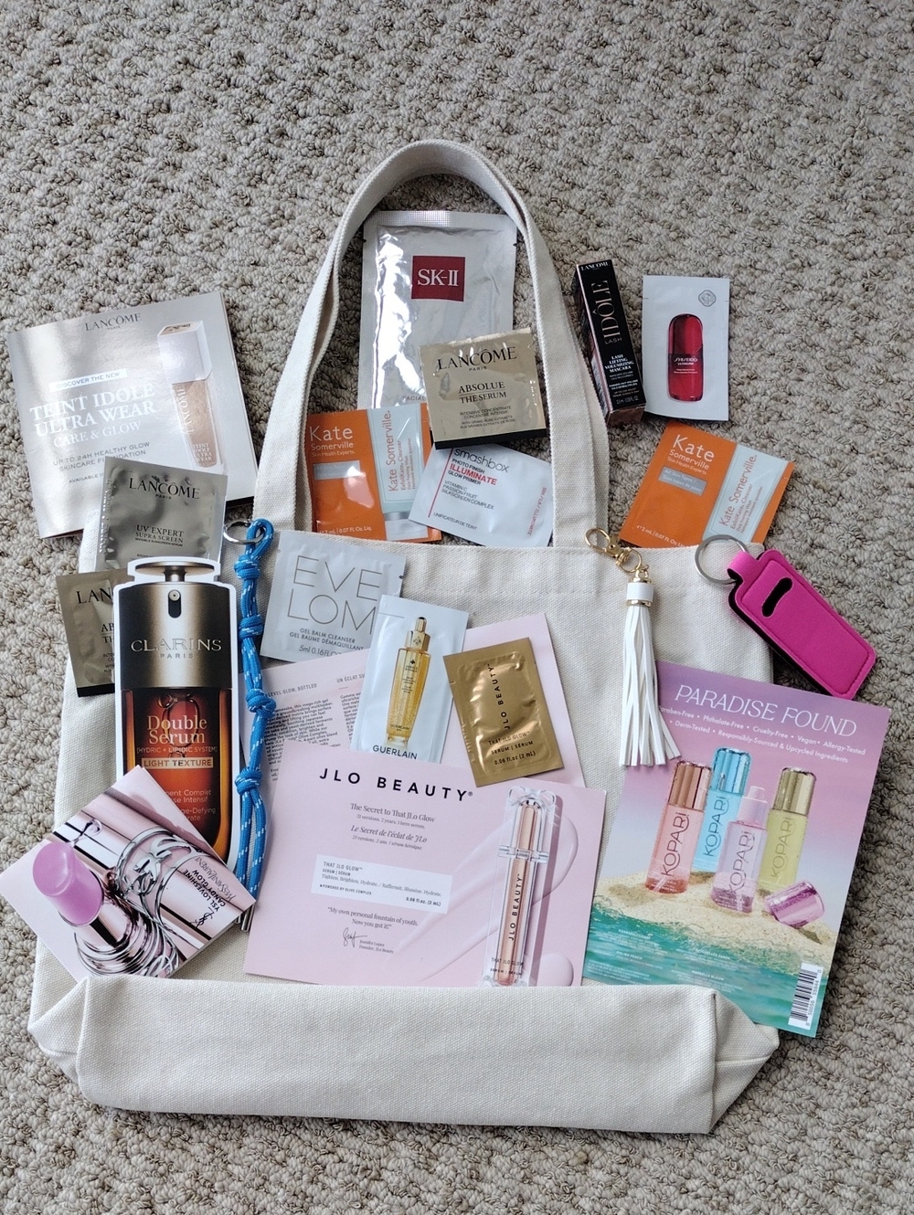 Canvas Tote Bag with Samples